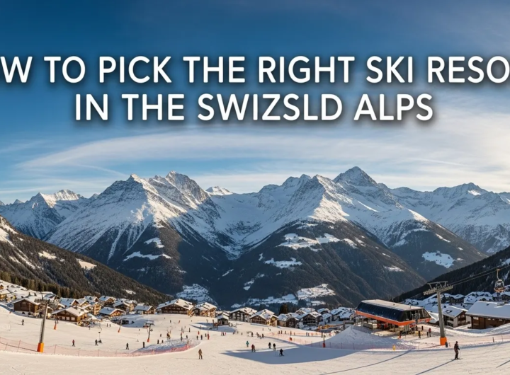 Ski Resort in the Swiss Alps