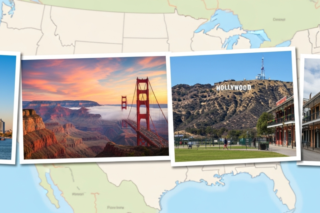 Popular places to visit in USA